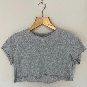 Pacsun Grey Crop-top